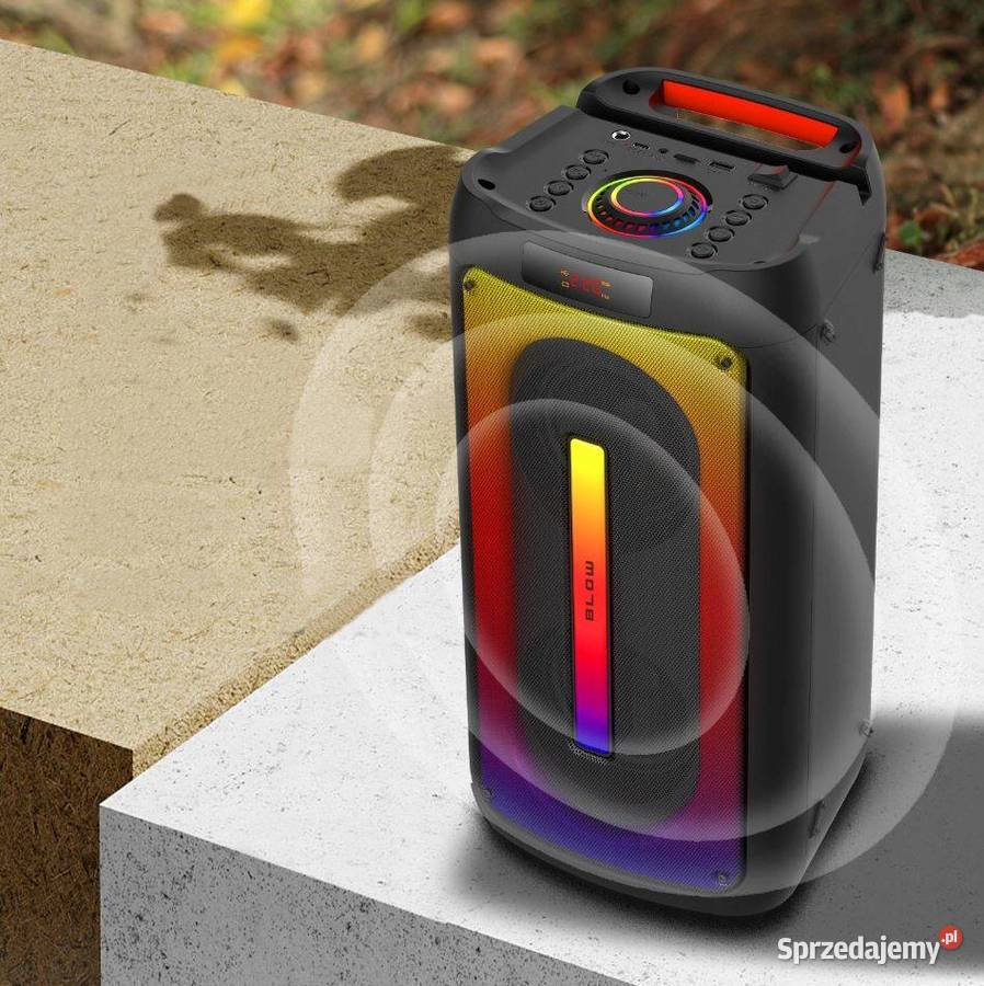 Głośnik BLUETOOTH Boombox Mikrofon KARAOKE DJ Radioodtwarzacze Białystok
