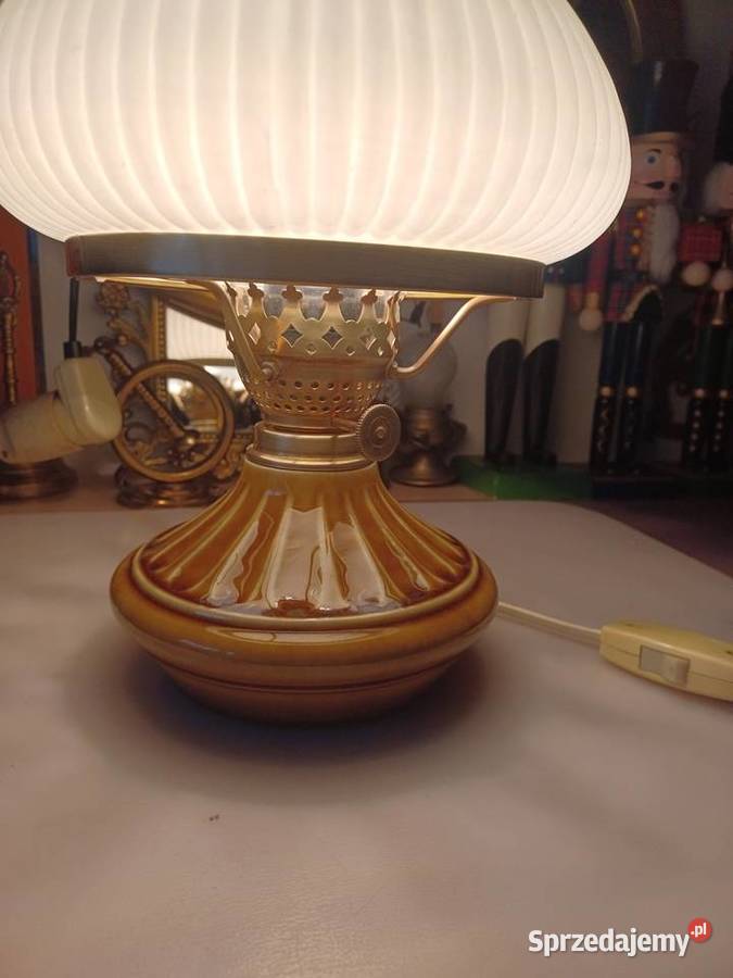 Piękna Iampa stołowa PRL Lampy stołowe i nocne
