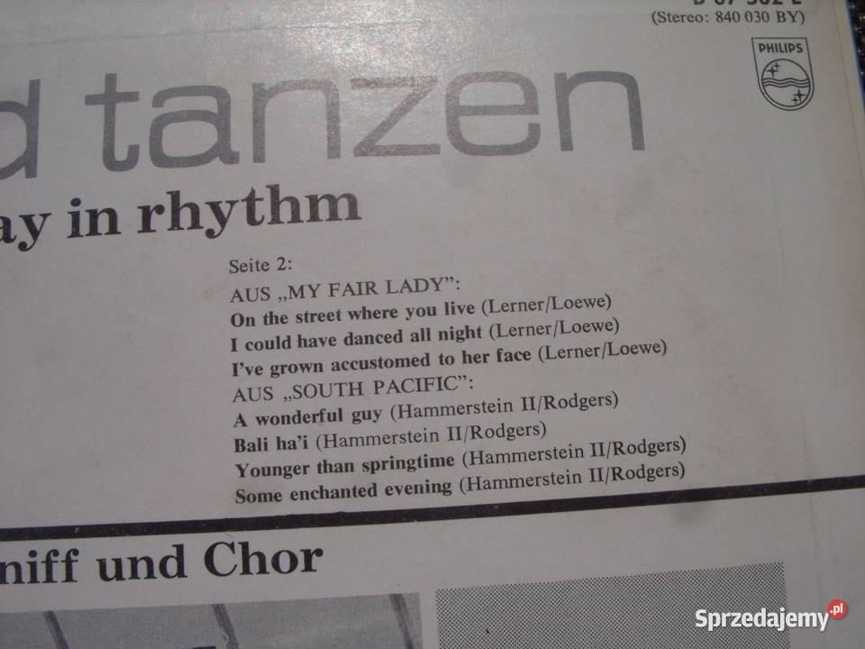 wINYL lp ray conniffbrodway in rythm Philips płyta winylowa dolnośląskie Wołów