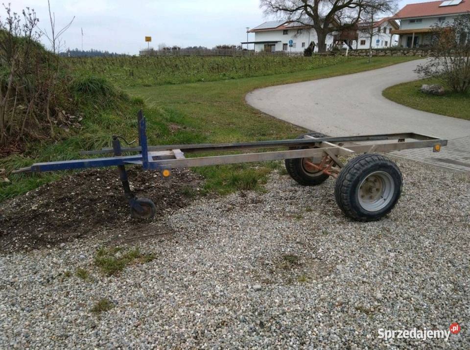 Przyczepa do transportu drzewa jednoosiowa Starokrzepice