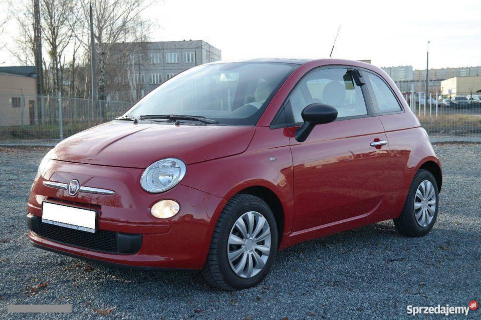 Nieuszkodzony Fiat 500 czerwony Żory Sprzedajemy.pl