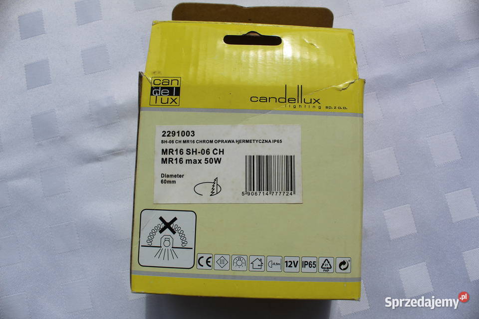 OCZKO OPRAWA SUFITOWA CANDELLUX SH06 MR16 IP65 Bielsko-Biała