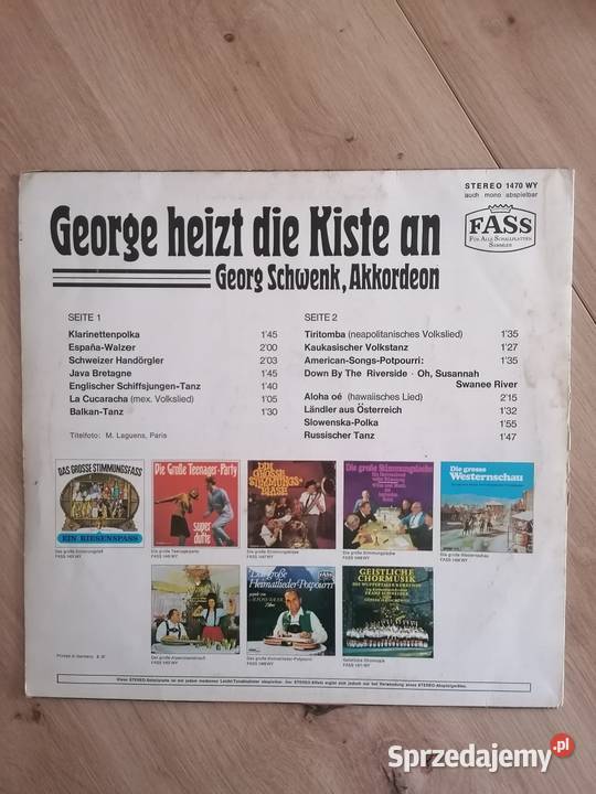 płyta winylowa Akkordeon Georg Schwenk płyta winylowa Łódź