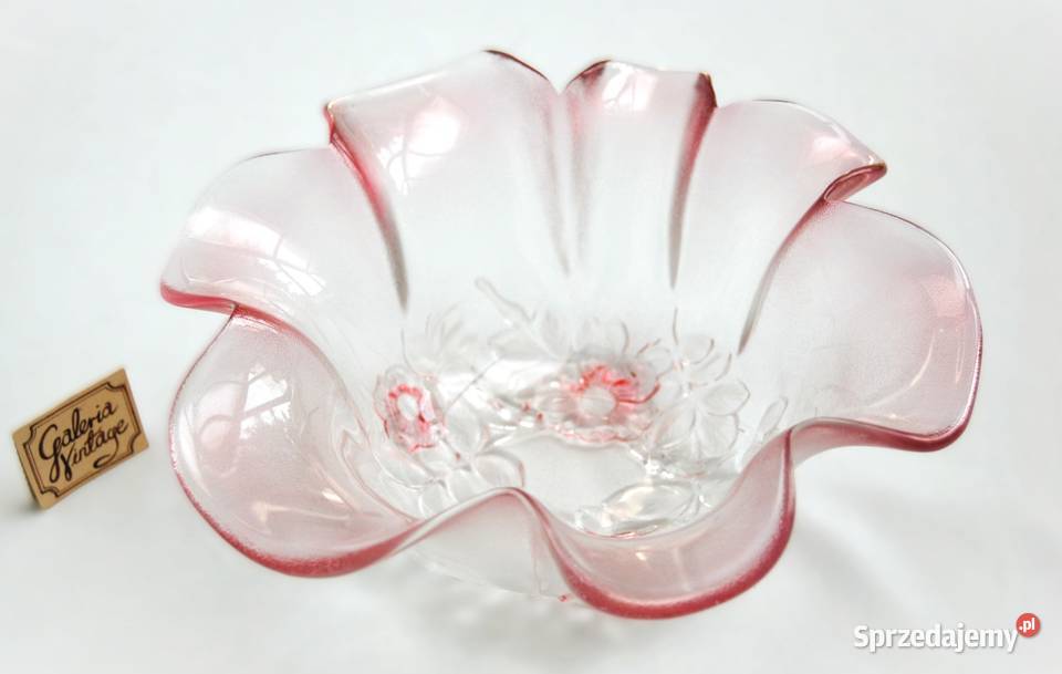Walther Glas Rosella miska kwiat róża szkło