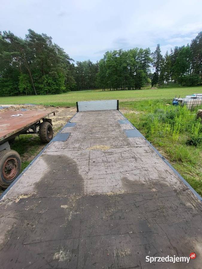 Przyczepa laweta do balotów 8ton ładowności Promnik