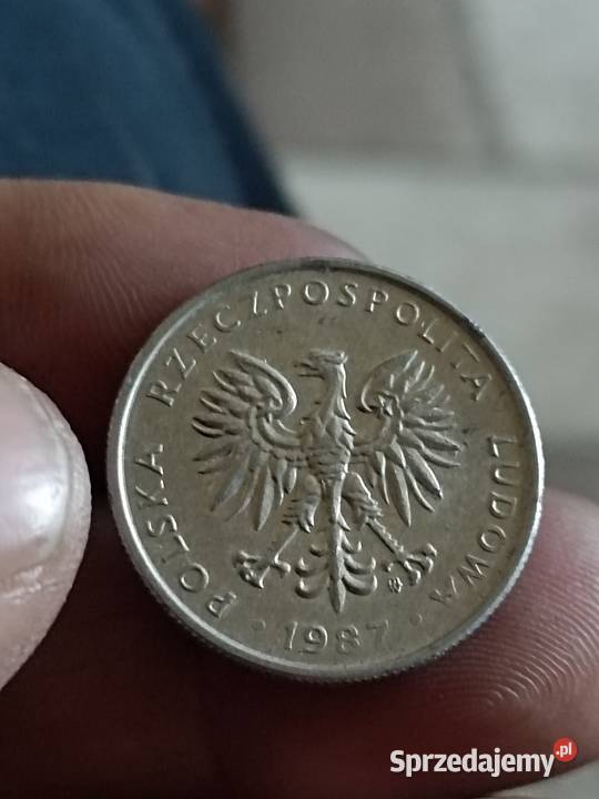 Sprzedam 50 groszy 1987 r drugie ranty nierowne lubelskie sprzedam