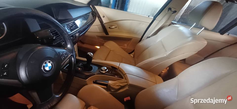 BMW e61 jasna skóra sportsitze MPAKIET roleta Łódź sprzedam