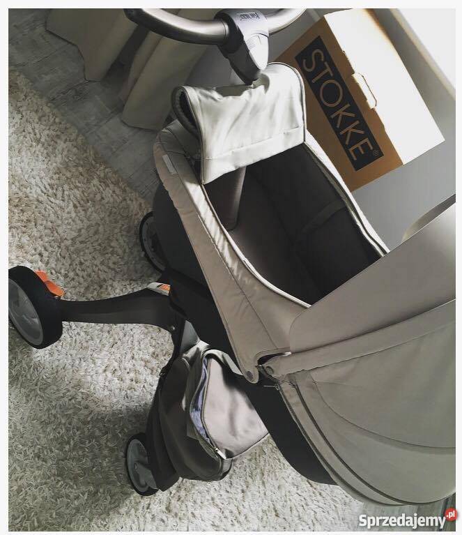 Wózek STOKKE EXPLORY STAN IDEALNY beige 3w1 Możliwość zamontowania fotelika  podkarpackie Rzeszów