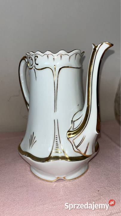 Dzbanek Bez sygnatury i bez pokrywki Porcelana i szkło Gdańsk sprzedam