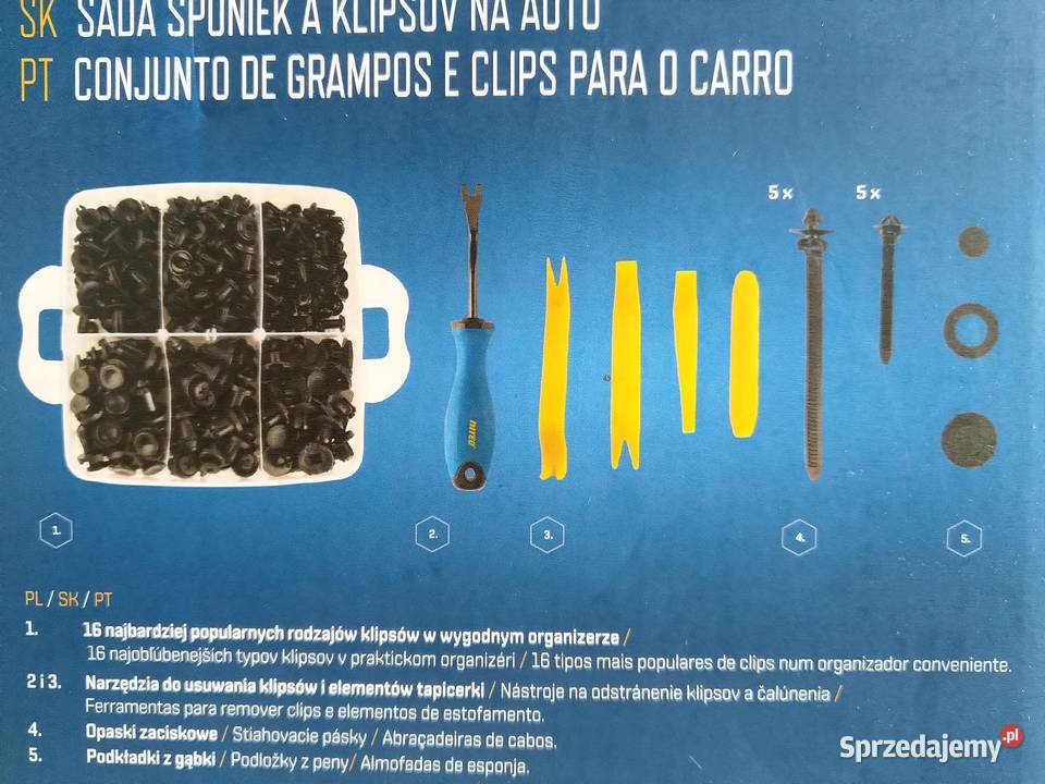 NAJTANIEJ Zestaw Spinek i Klipsów Do Auta 655X Zabrze sprzedam