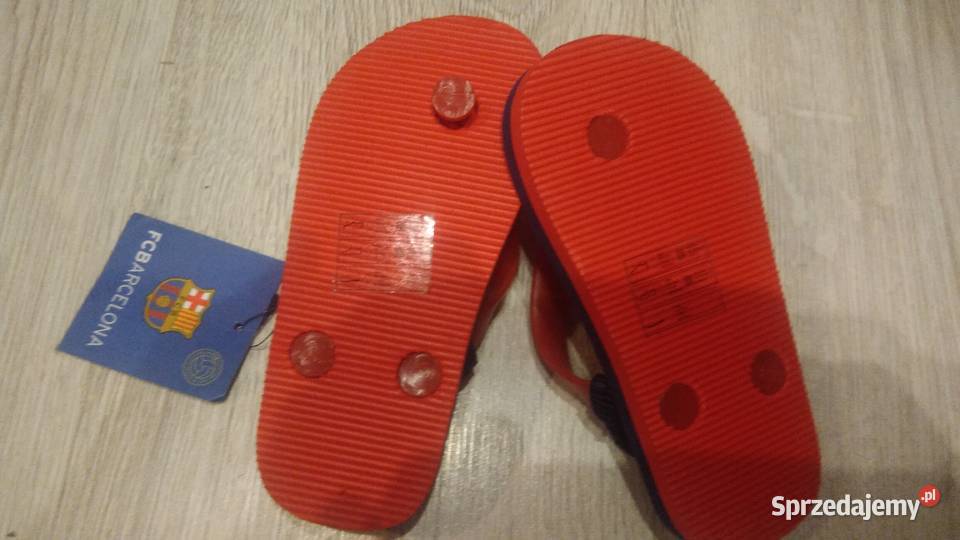 Klapki japonki maluszka FC Barcelona Kraków