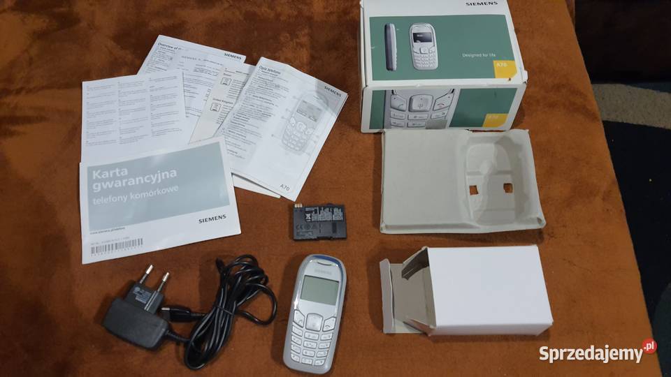 Telefon Siemens A70 polskie menu pudełko Lublin