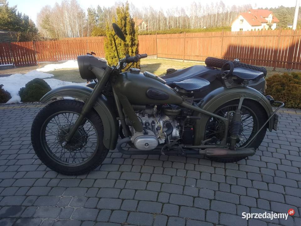Motocykl Ural M 62 zielony lubelskie Chełm