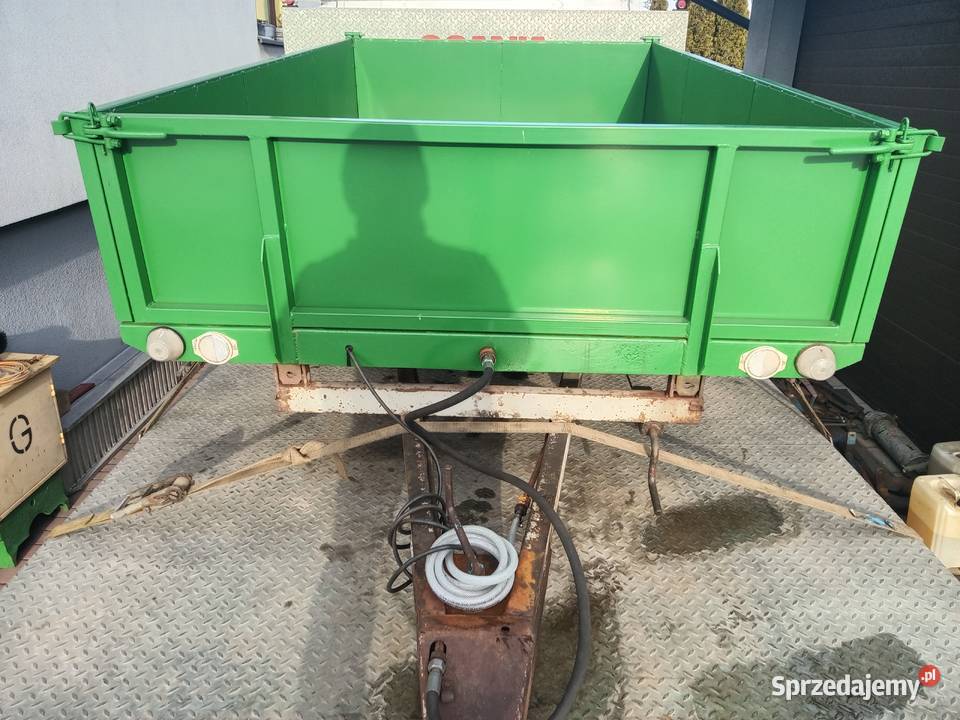 Przyczepa 1osiowa wywrotka oryginalna Tychy