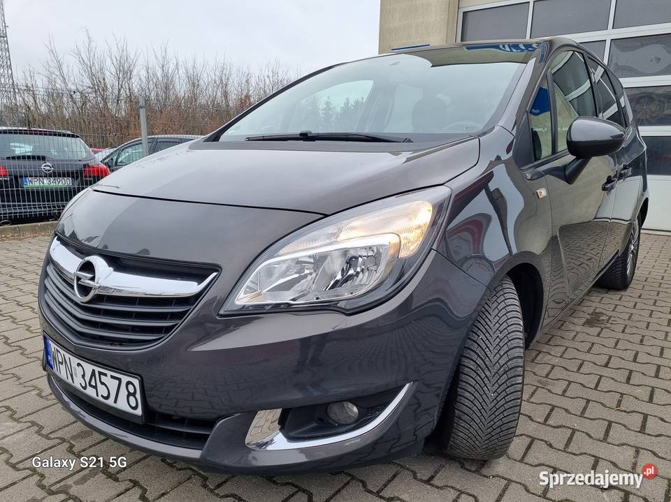 Opel Meriva B LIFT 14 120 BenzynaGAZ alufelgi wielofunkcyjna kierownica Płońsk