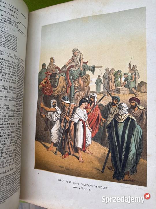 Stara Biblia w języku holenderskim antyk Antyki Długopole-Zdrój sprzedam