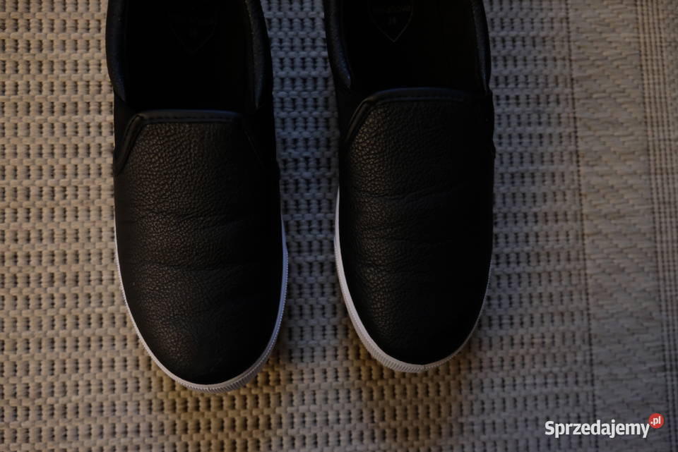 czarne trampki tenisówki buty slip on sportowe Toruń