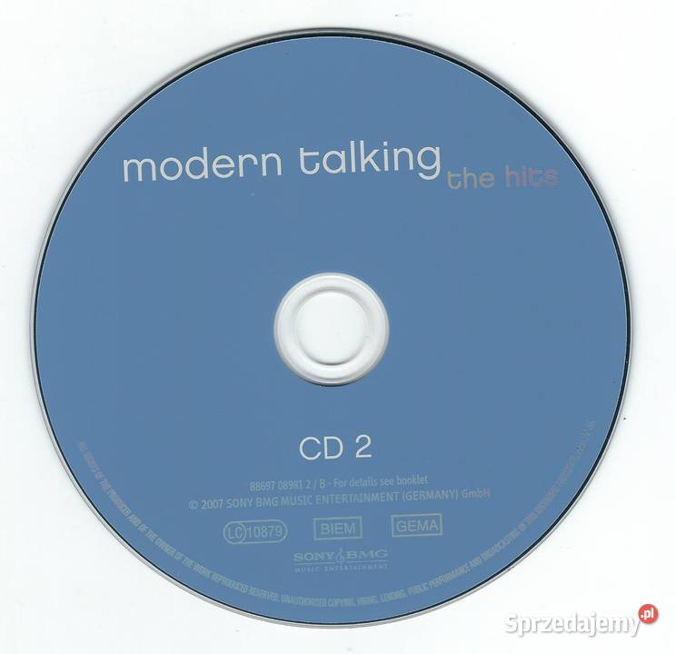 2 CD Modern Talking The Hits 2007 Sony BMG Fat mazowieckie Brwinów