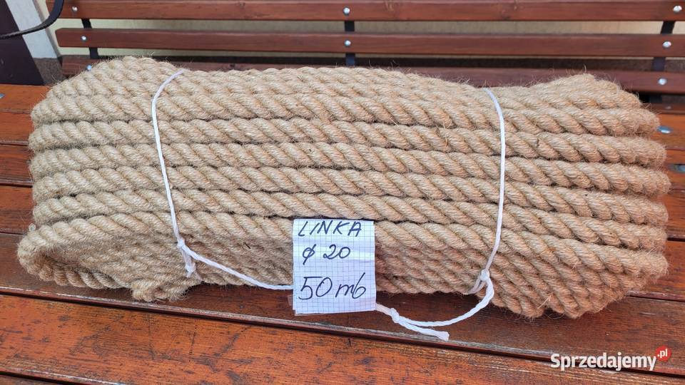 Lina jutowa 20mm 50m sznurek postronek lina Warszawa