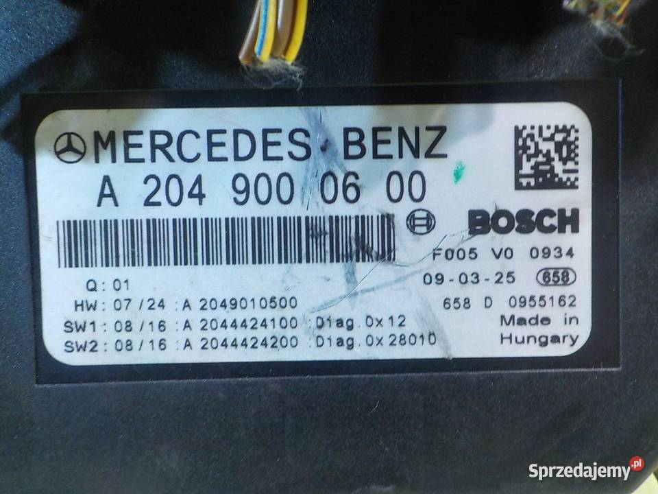 MERCEDES C W204 16 K SEDAN modul SAM skrzynka Suków