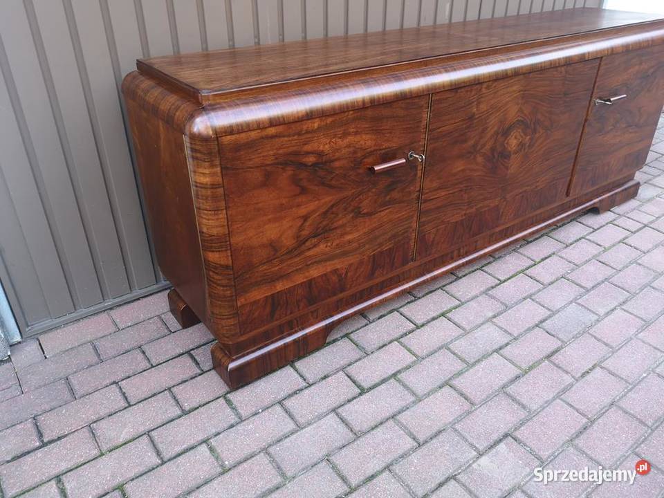 Komoda Szafka ARTDECO RTV Niska 201 Orzech Meble Swarzędz