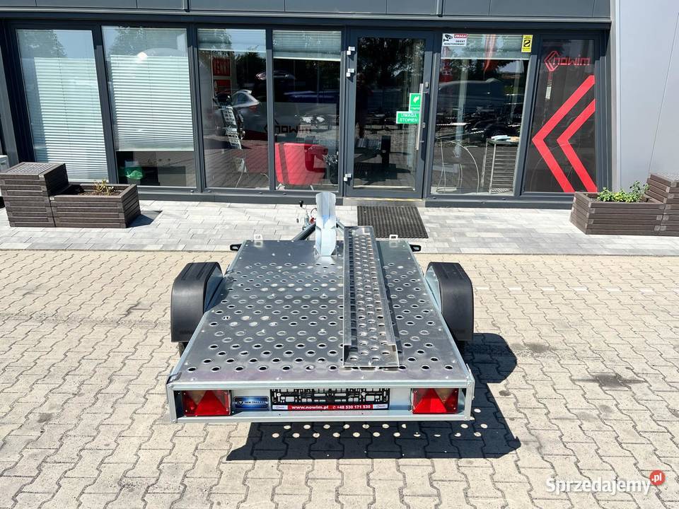 Przyczepa do przewozu motocykla platforma pełny VAT wielkopolskie Kotlin sprzedam
