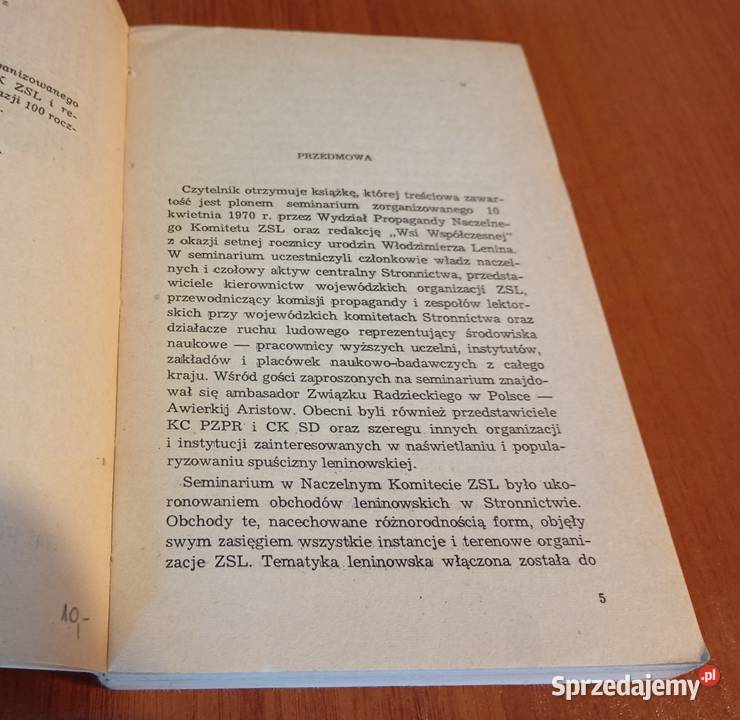 Teoria Lenina a kwestia chłopska w Polsce Zenon Podręczniki Gdańsk