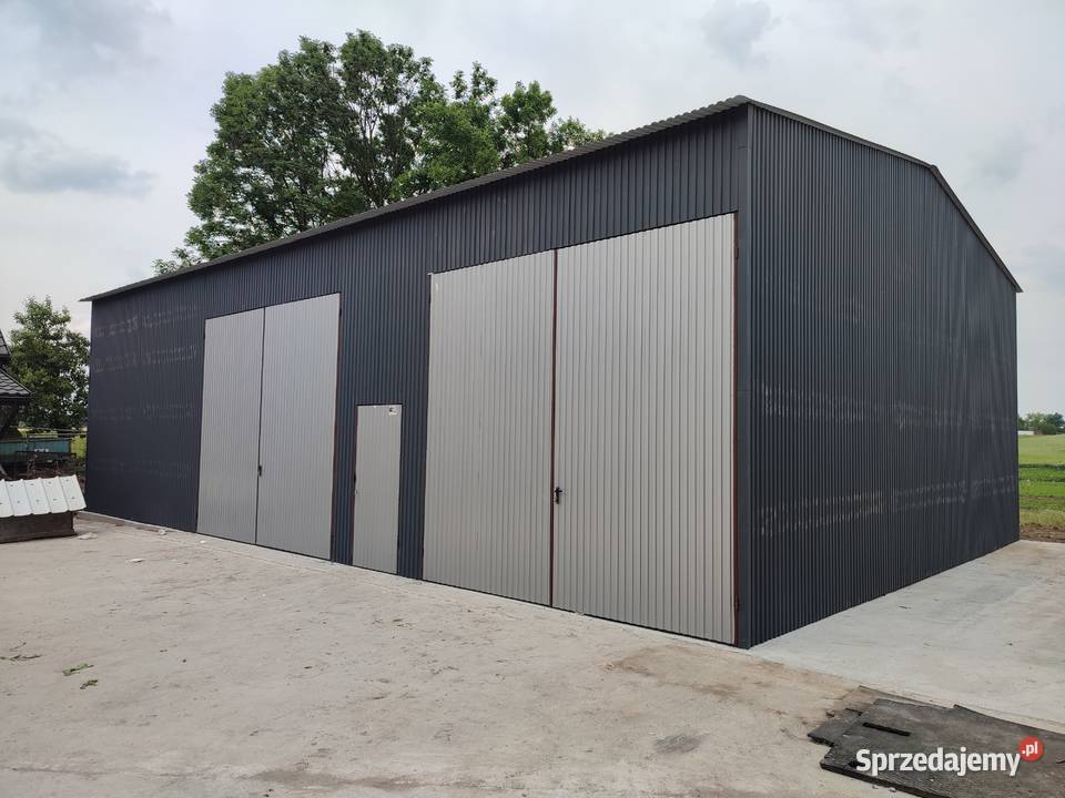 Garaż Blaszany 15x10m GRAFIT Magazyn Garaże Biłgoraj