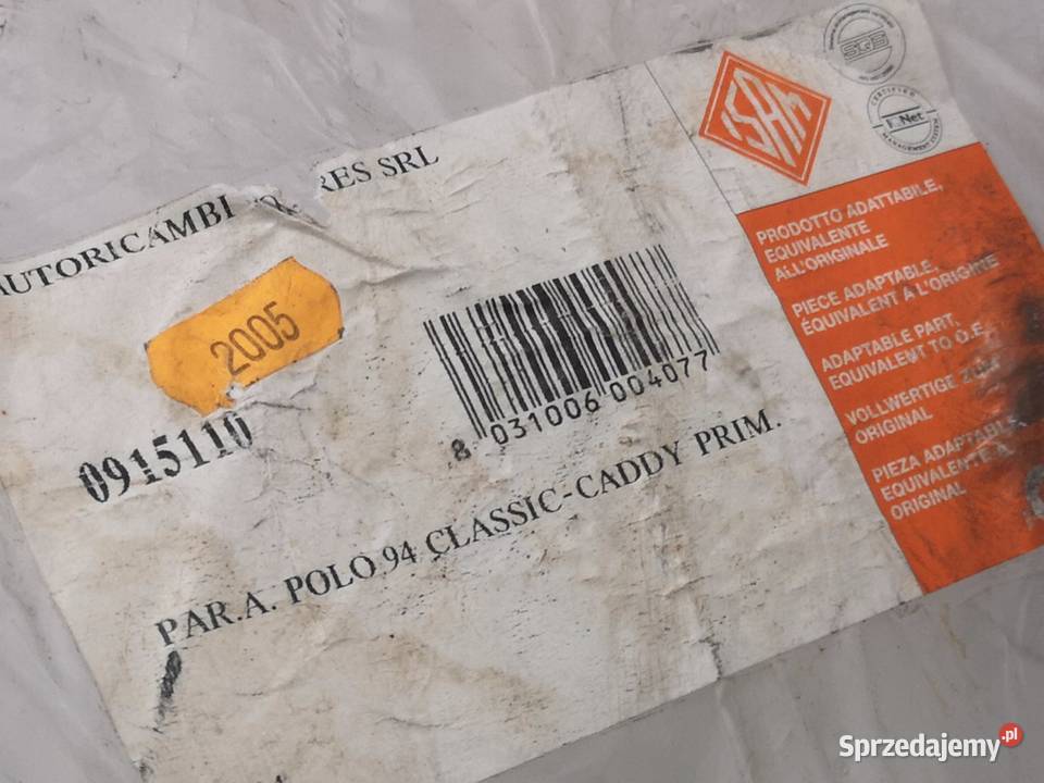 ZDERZAK PRZÓD VOLKSWAGEN POLO III 9401 ISAM