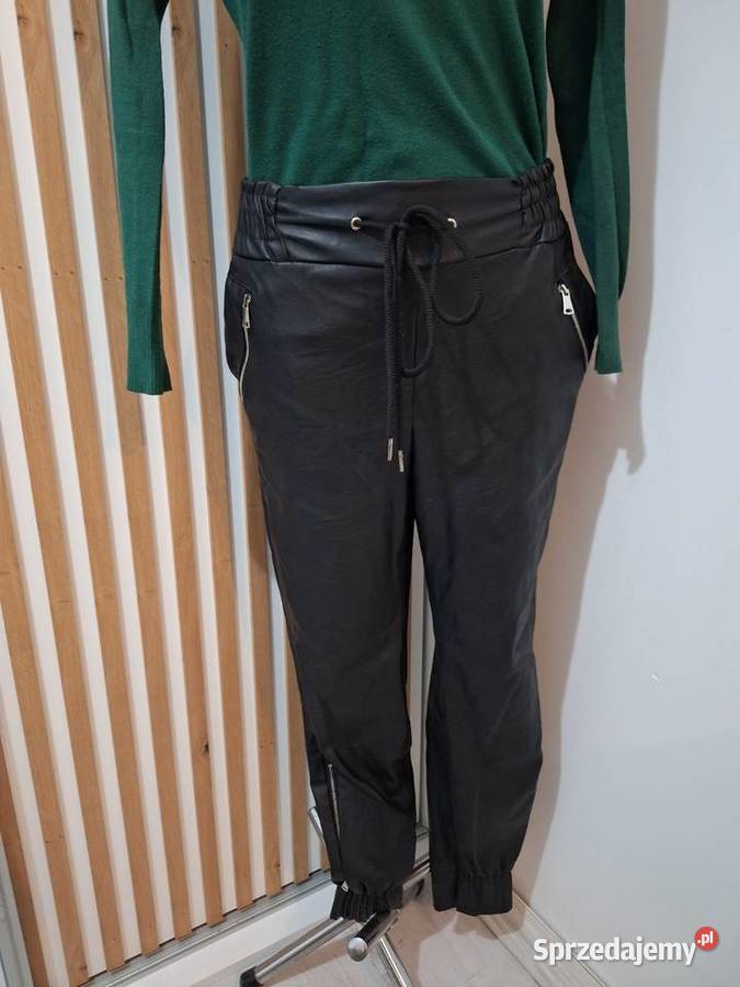 LXL Spodnie eko skórka nowe Długie Spodnie Frombork