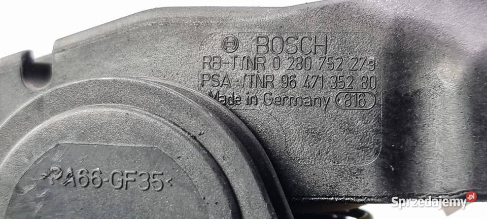 PEDAŁ PEUGEOT 1007 0280752279 Lipno