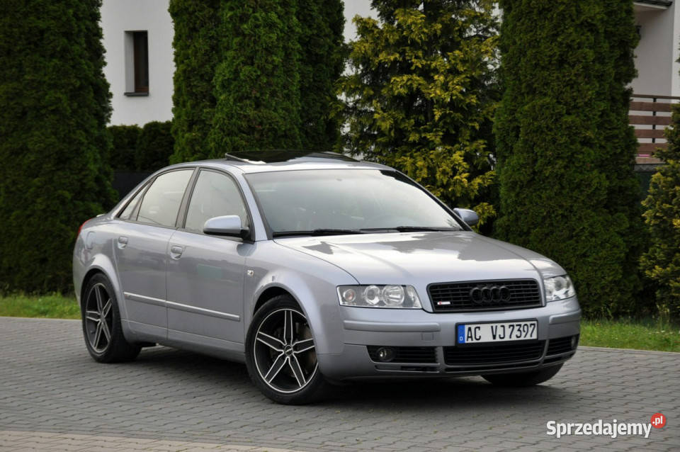 Audi A4 24i V61702xSLineSkóryFotele 2393cm3 Ostrów Mazowiecka