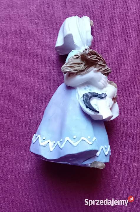 Zestaw 4 figurek dziewczynka Alabaster amalgamat