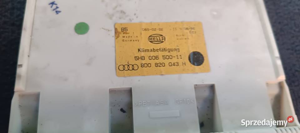 Klimatronik Panel Klimatyzacji 8D0 820 043 H śląskie Myszków