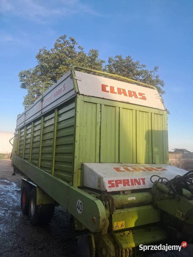 Przyczepa samozbierająca Claas Sprint 5000S kujawsko-pomorskie Kęsowo