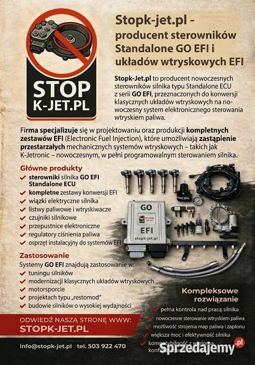Stopkjet Układ wtryskowy EFI Sterowniki Warszawa