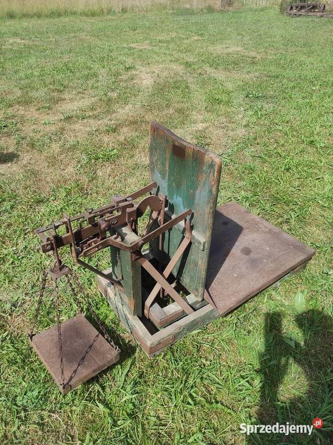 Przedwojenna waga towarowa Nowa Jabłona