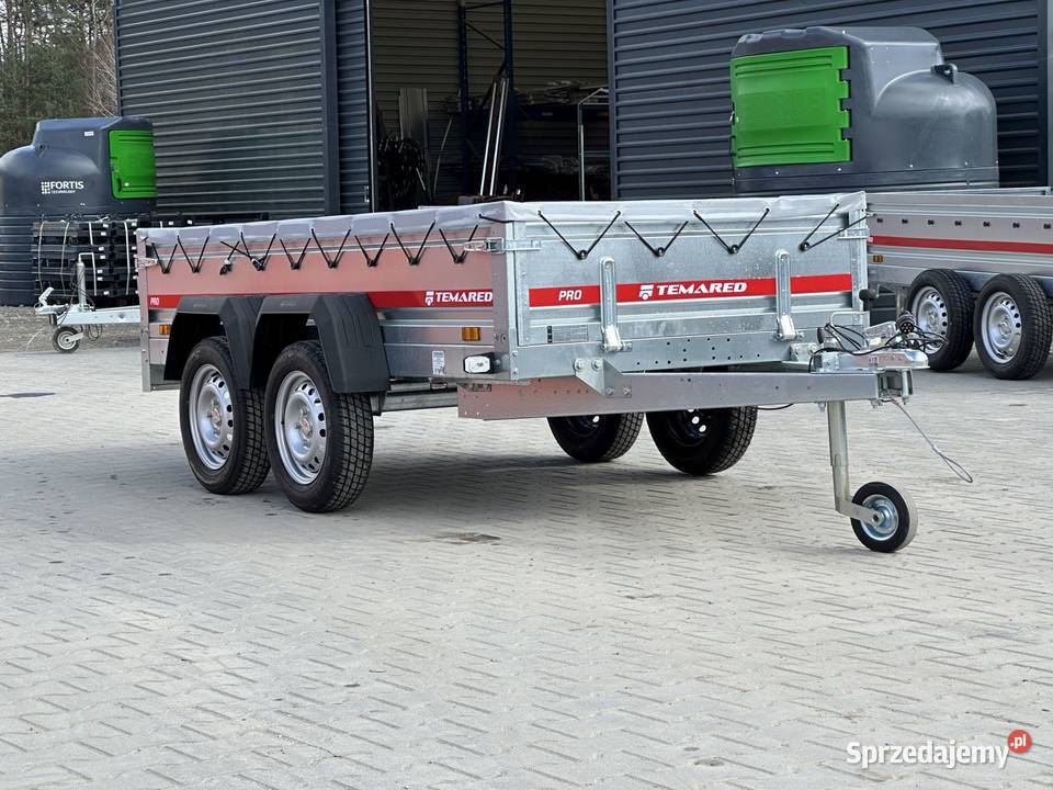 TEMARED PRO 26122 przyczepa z plandeką płaską sprzedam