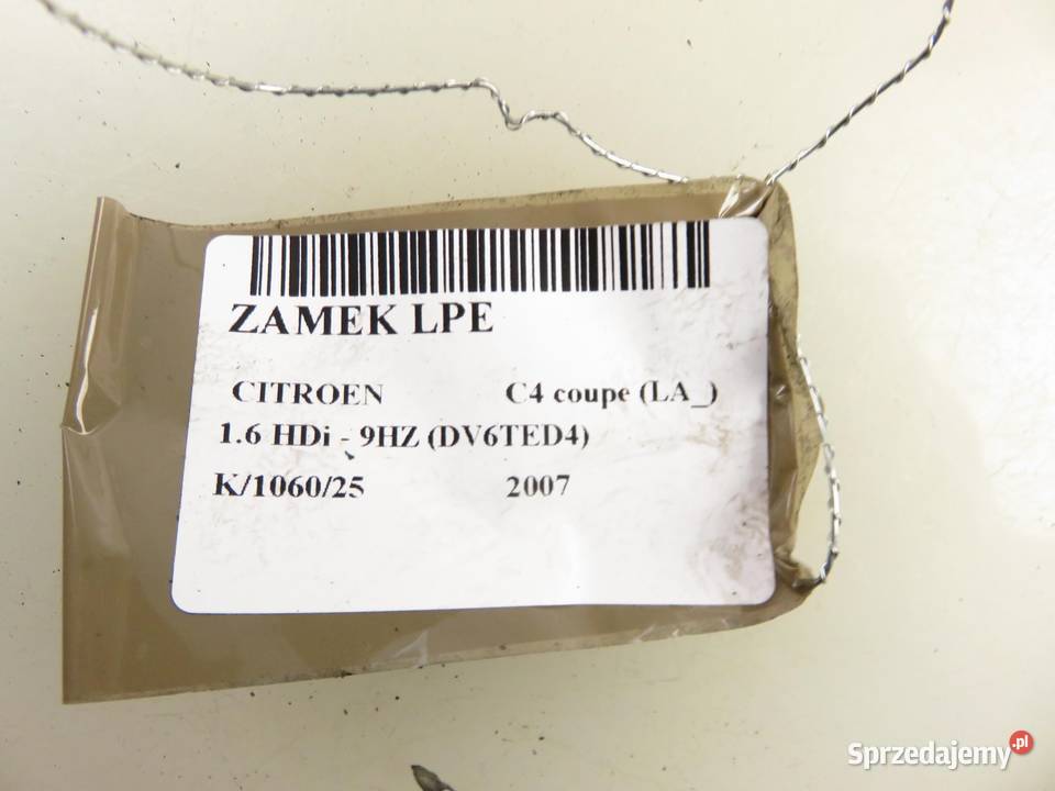 ZAMEK LEWY PRZEDNI CITROEN C4 coupe LA