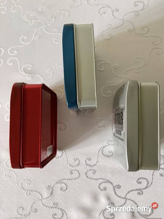 Puszki metalowe STR8 retro vintage zestaw 3 Czerwionka-Leszczyny