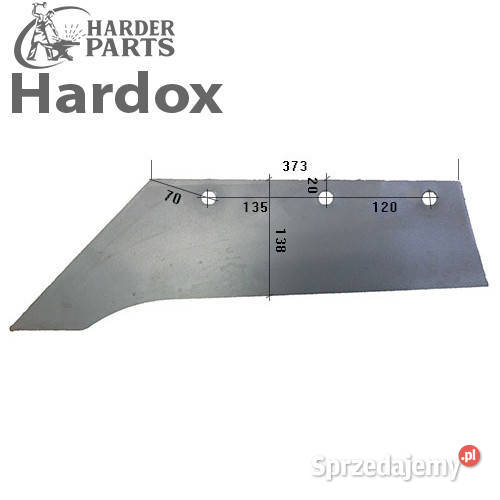Lemiesz 300hektarów HARDOX 969107L 12121 do Suwałki sprzedam