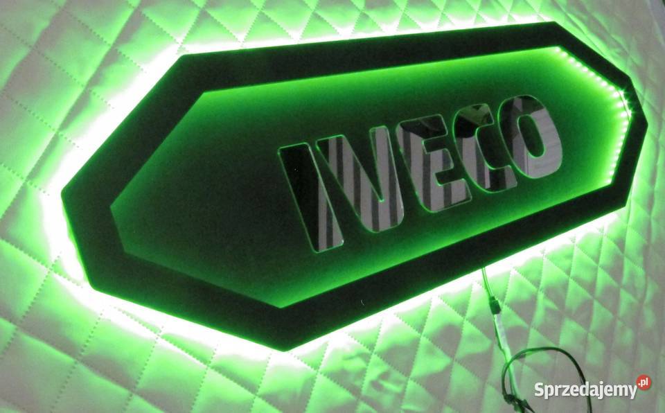 Tablica LED IVECO RGB 98x28 podświetlana wielkopolskie Kobierno