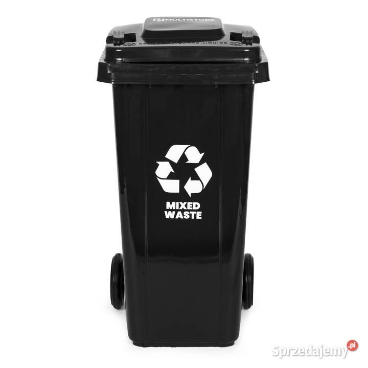 Zestaw 4 koszy na śmieci pojemniki 4x120L