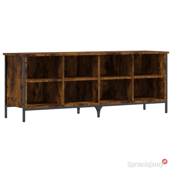 Szafka na buty przydymiony dąb 131x35x50