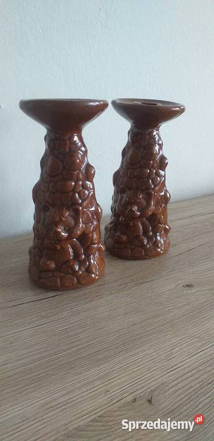 Świeczniki z czasów prl łódzkie