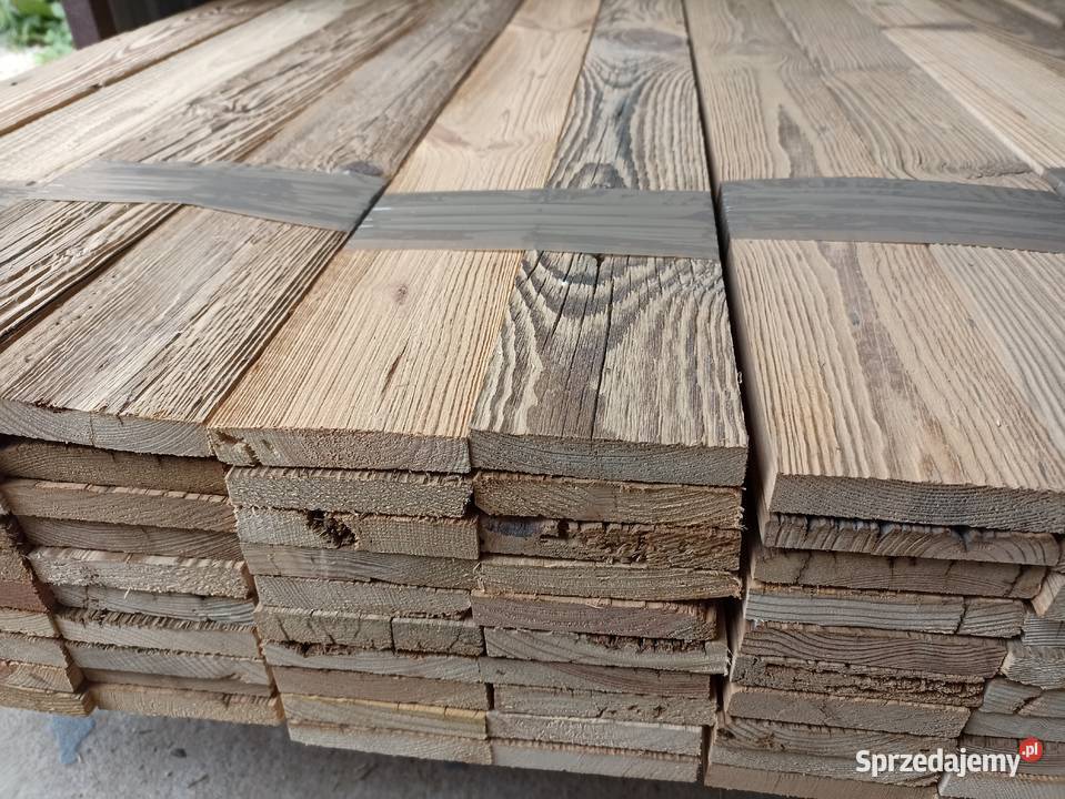 Stare drewno deski rustykalne na ścianę z Łódź