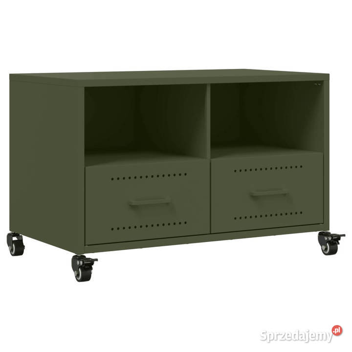 Szafka RTV oliwkowa 68x39x435 stal WM846702 Warszawa