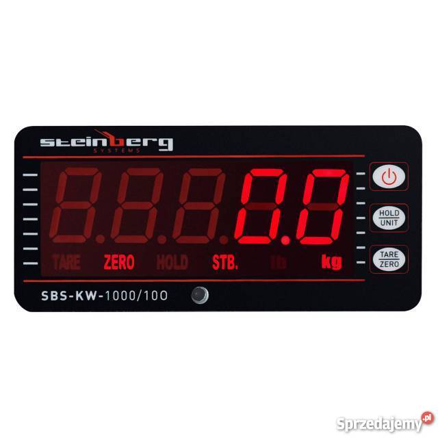 Waga hakowa przemysłowa 1t 05 pilot śląskie