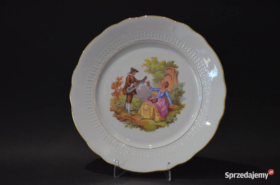 Porcelana talerz ozdobny Wenecka miłość duży Środa Wielkopolska
