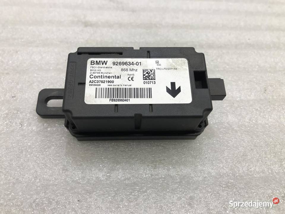 MODUŁ STEROWNIK ALARMU BMW F30 F31 9269634